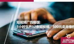 短视频广告,瞬间抓住眼球，高效传递品牌信息